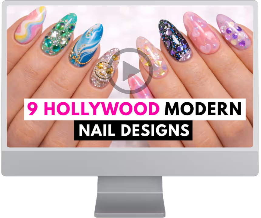 9 Hollywood Modern Nail Designs